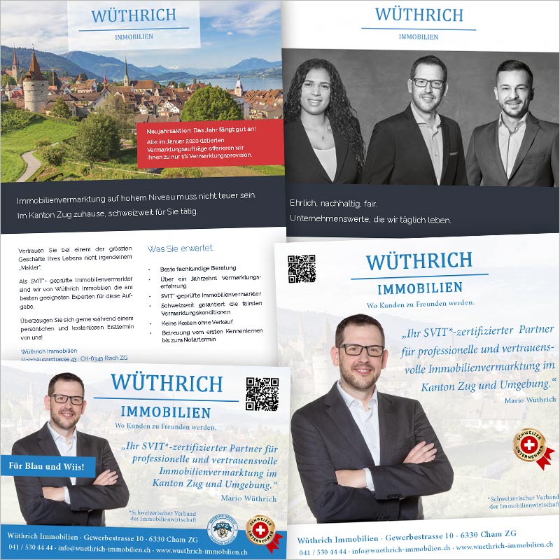 Referenz Flyer Grafikdesign der Werbeagentur und Kreativagentur St. Gallen